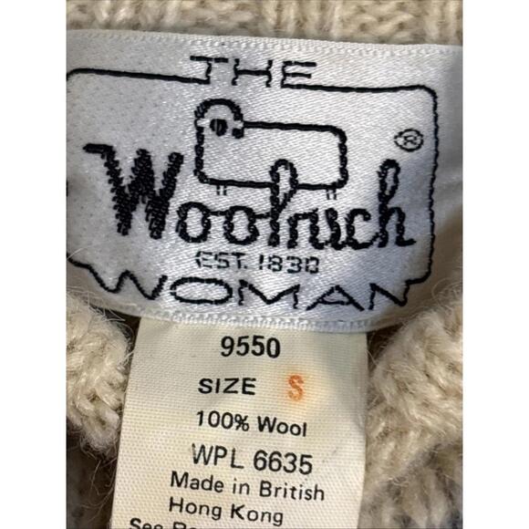 Woolrich Fair Isle Wool Sweater Vintage Small - Picture 5 of 12